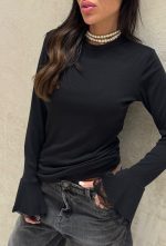 ⁦חולצת פעמון תחרה⁩ – תמונה ⁦4⁩