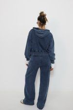 ⁦חליפת דמוי ג׳ינס קפוצ׳ון⁩ – תמונה ⁦6⁩