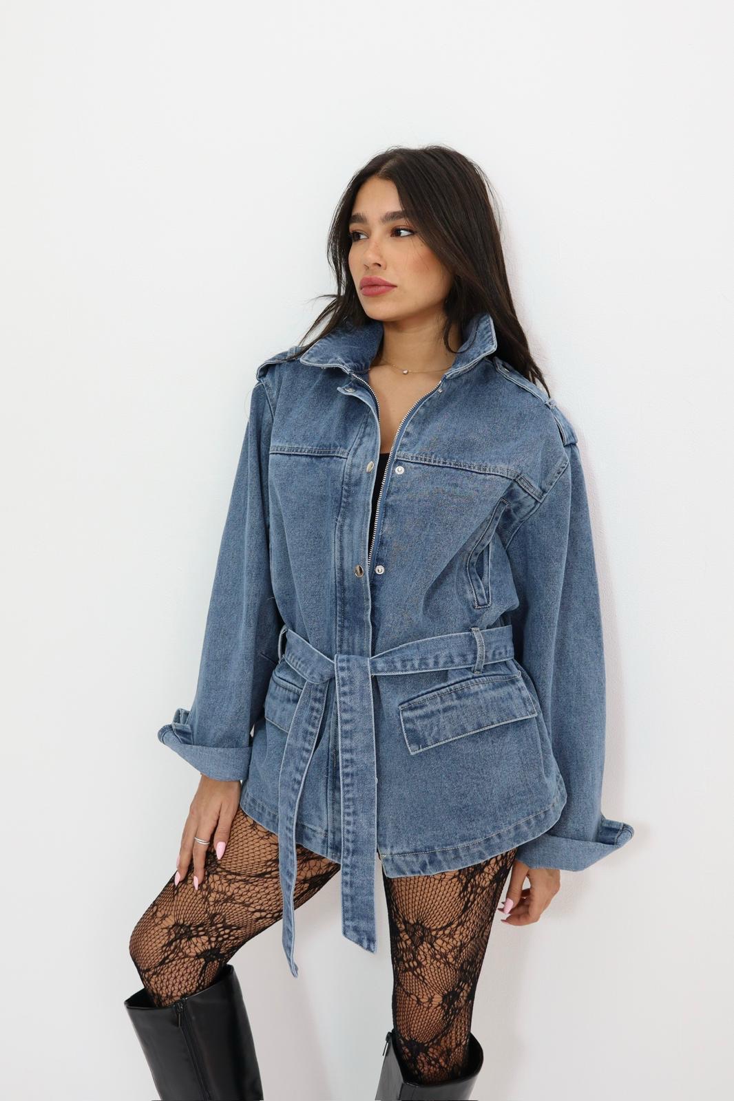 img_6354-2 ג׳קט ג׳ינס קשירה – תמונה 1