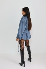 ⁦ג׳קט ג׳ינס קשירה⁩ – תמונה ⁦3⁩