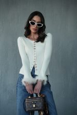 ⁦חולצה שילוב פרווה⁩ – תמונה ⁦5⁩