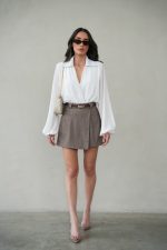 ⁦חצאית מעטפה סריג⁩ – תמונה ⁦7⁩