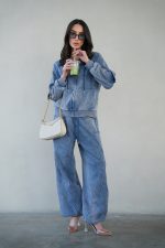 חליפת דמוי ג׳ינס בלון