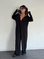 ⁦אוברול שילוב משבצות⁩ – תמונה ⁦3⁩