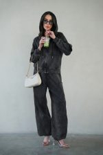 ⁦חליפת דמוי ג׳ינס בלון⁩ – תמונה ⁦9⁩