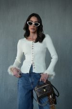 ⁦חולצה שילוב פרווה⁩ – תמונה ⁦11⁩