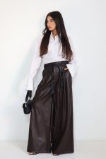 ⁦מכנס עור לוז⁩ – תמונה ⁦2⁩