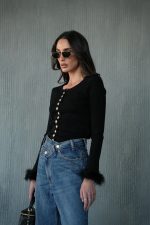 ⁦חולצה שילוב פרווה⁩ – תמונה ⁦8⁩