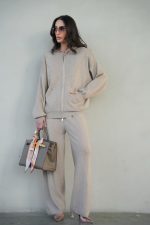 ⁦חליפת סריג רוכסנים⁩ – תמונה ⁦7⁩