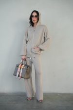 ⁦חליפת סריג רוכסנים⁩ – תמונה ⁦4⁩