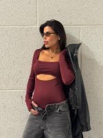 ⁦בגד גוף מחשוף עגול⁩ – תמונה ⁦6⁩