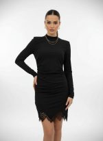 ⁦שמלה סיומת תחרה⁩ – תמונה ⁦2⁩