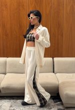 ⁦חליפת טופ משבצות⁩ – תמונה ⁦11⁩