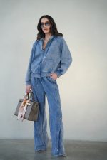 ⁦חליפת ג׳ינס קפוצ׳ון⁩ – תמונה ⁦8⁩