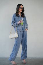 ⁦חליפת דמוי ג׳ינס בלון⁩ – תמונה ⁦14⁩