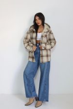 ⁦ג׳קט משבצות⁩ – תמונה ⁦2⁩