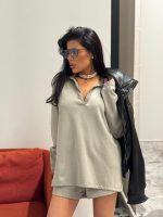 ⁦חליפת שורט צווארון⁩ – תמונה ⁦7⁩