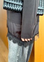 ⁦חולצה שילוב סאטן⁩ – תמונה ⁦6⁩