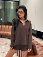 ⁦חליפת שורט צווארון⁩ – תמונה ⁦3⁩