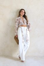 ⁦חולצת מעטפה קשירה⁩ – תמונה ⁦2⁩