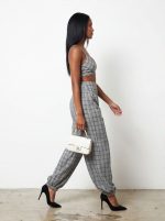 ⁦חליפת טופ משבצות⁩ – תמונה ⁦9⁩