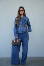 ⁦חליפת ג׳ינס חגורה⁩ – תמונה ⁦10⁩