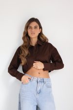 ⁦מכופתרת קרופ עגול⁩ – תמונה ⁦6⁩