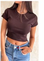 ⁦חולצת בטן בייסיק⁩ – תמונה ⁦5⁩