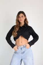 ⁦מכופתרת קרופ עגול⁩ – תמונה ⁦16⁩