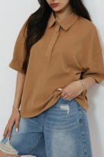 ⁦חולצת צווארון פולו⁩ – תמונה ⁦3⁩