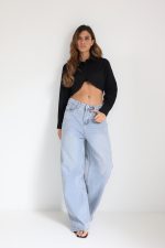 ⁦מכופתרת קרופ עגול⁩ – תמונה ⁦10⁩