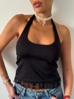 ⁦חולצת קולר תחרה⁩ – תמונה ⁦2⁩