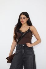 ⁦בגד גוף שילוב תחרה⁩ – תמונה ⁦13⁩