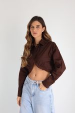 ⁦מכופתרת קרופ עגול⁩ – תמונה ⁦8⁩