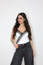 בגד גוף שילוב תחרה