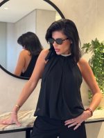 ⁦חולצת שיפון קולר⁩ – תמונה ⁦4⁩