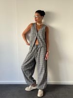 חליפת וסט משבצות