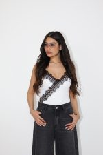 ⁦בגד גוף שילוב תחרה⁩ – תמונה ⁦2⁩