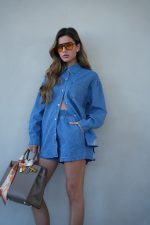 ⁦חליפת שורט ג׳ינס⁩ – תמונה ⁦3⁩