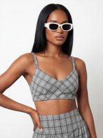 ⁦חליפת טופ משבצות⁩ – תמונה ⁦8⁩