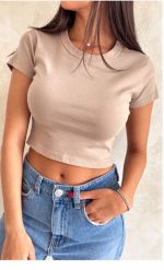 ⁦חולצת בטן בייסיק⁩ – תמונה ⁦6⁩