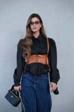 ⁦מכופתרת שילוב חגורת עור⁩ – תמונה ⁦13⁩