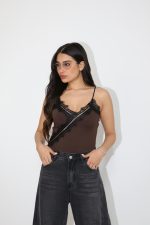 ⁦בגד גוף שילוב תחרה⁩ – תמונה ⁦14⁩