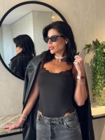 ⁦בגד גוף שילוב תחרה⁩ – תמונה ⁦2⁩