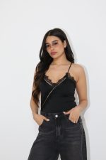 ⁦בגד גוף שילוב תחרה⁩ – תמונה ⁦17⁩