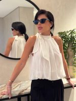 ⁦חולצת שיפון קולר⁩ – תמונה ⁦2⁩