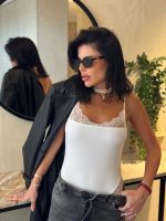 בגד גוף שילוב תחרה