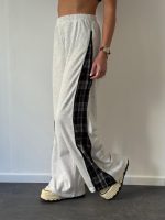 מכנס שילוב משבצות