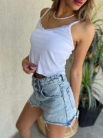 ⁦גופיה שילוב תחרה⁩ – תמונה ⁦6⁩