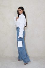 ⁦מכופתרת כיווצים ביד⁩ – תמונה ⁦3⁩